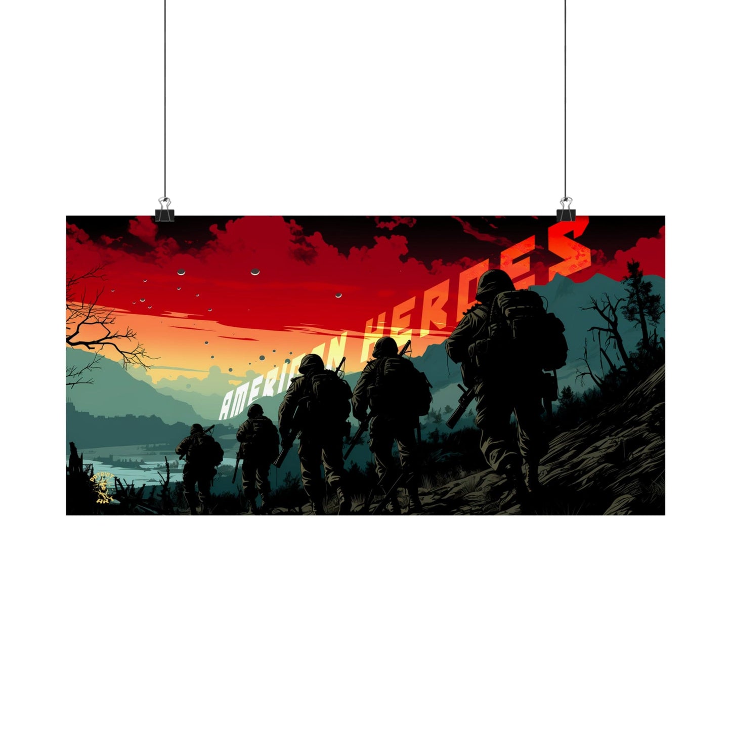 Armed Forces Matte Horizontal Poster