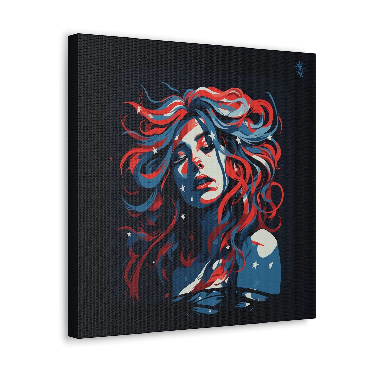 American Woman Framed Canvas Gallery Wraps