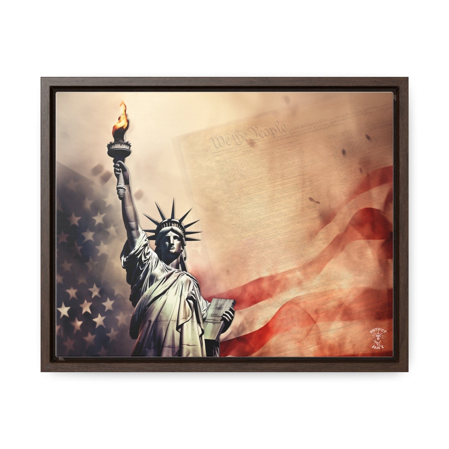 We the People Framed Gallery Canvas Wrap