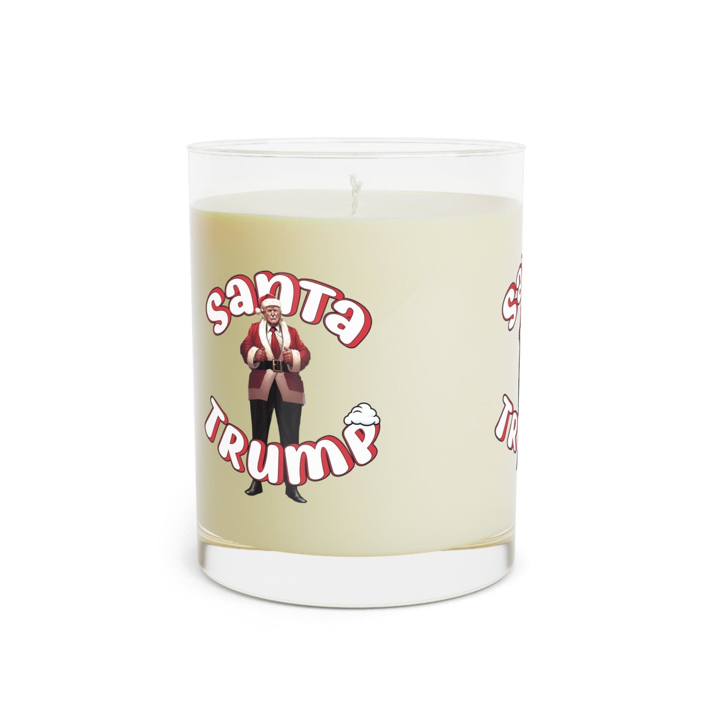 Santa Trump Scented Candle - Full Glass, 11oz