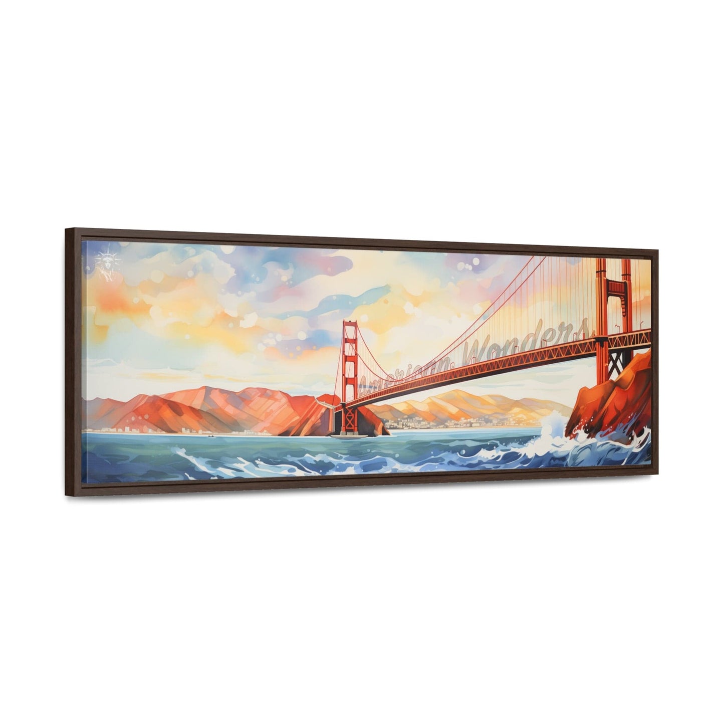 Golden Gate Bridge Framed Gallery Canvas Wraps