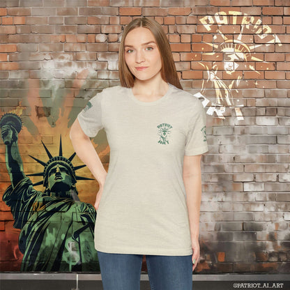 Patriot Art Army Green Stacked Logo T-Shirt