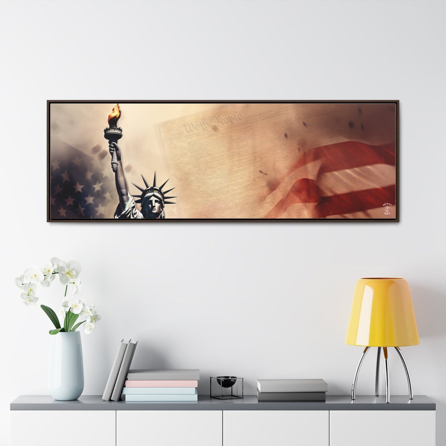 We the People Framed Gallery Canvas Wrap