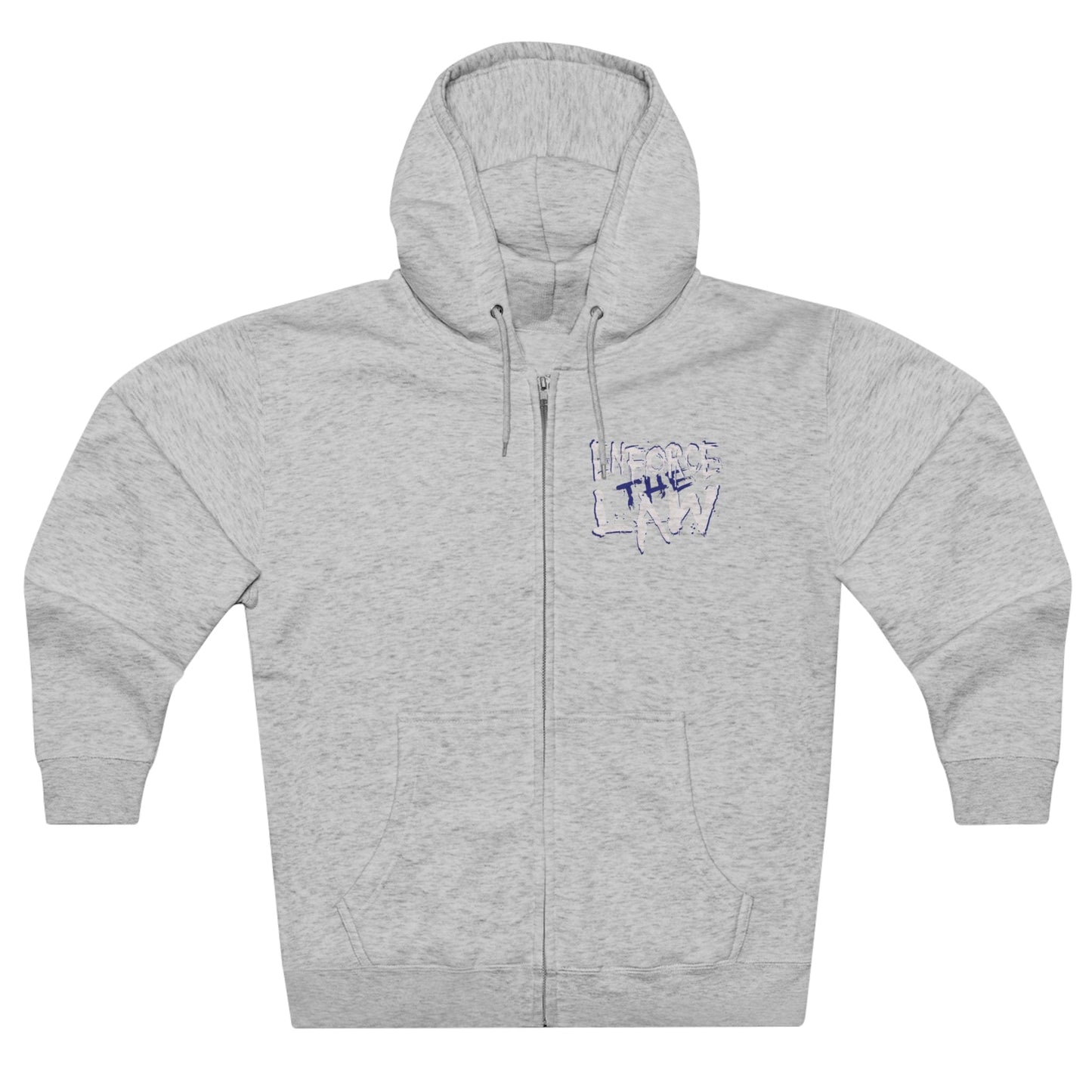 Enforce The Law Full Zip Hooded Sweatshirt