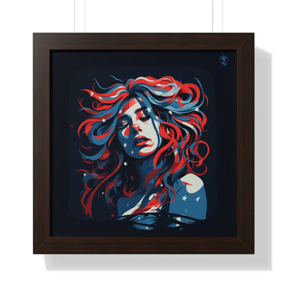 American Woman Framed Poster