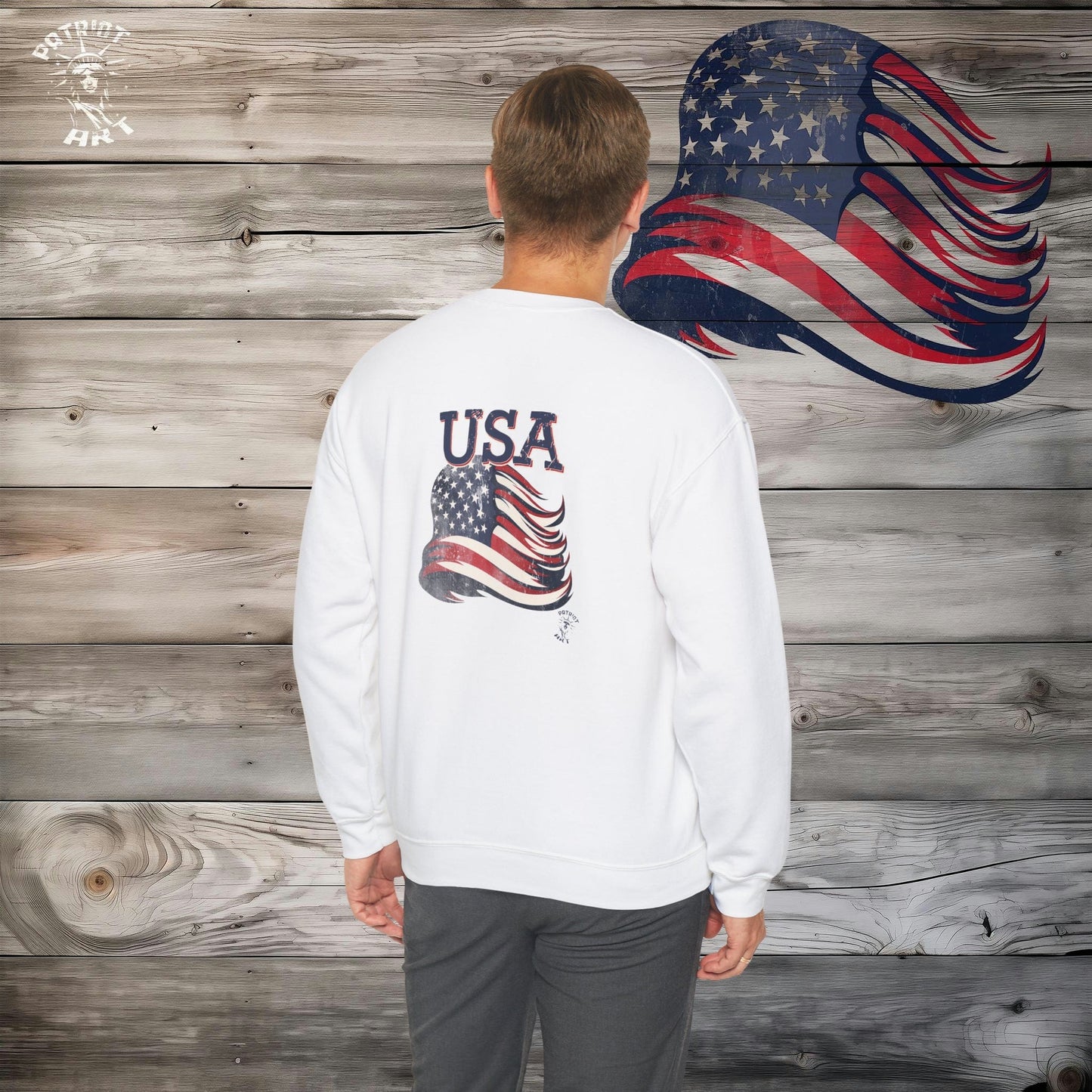 Faith Family and Freedom Crewneck Sweatshirt