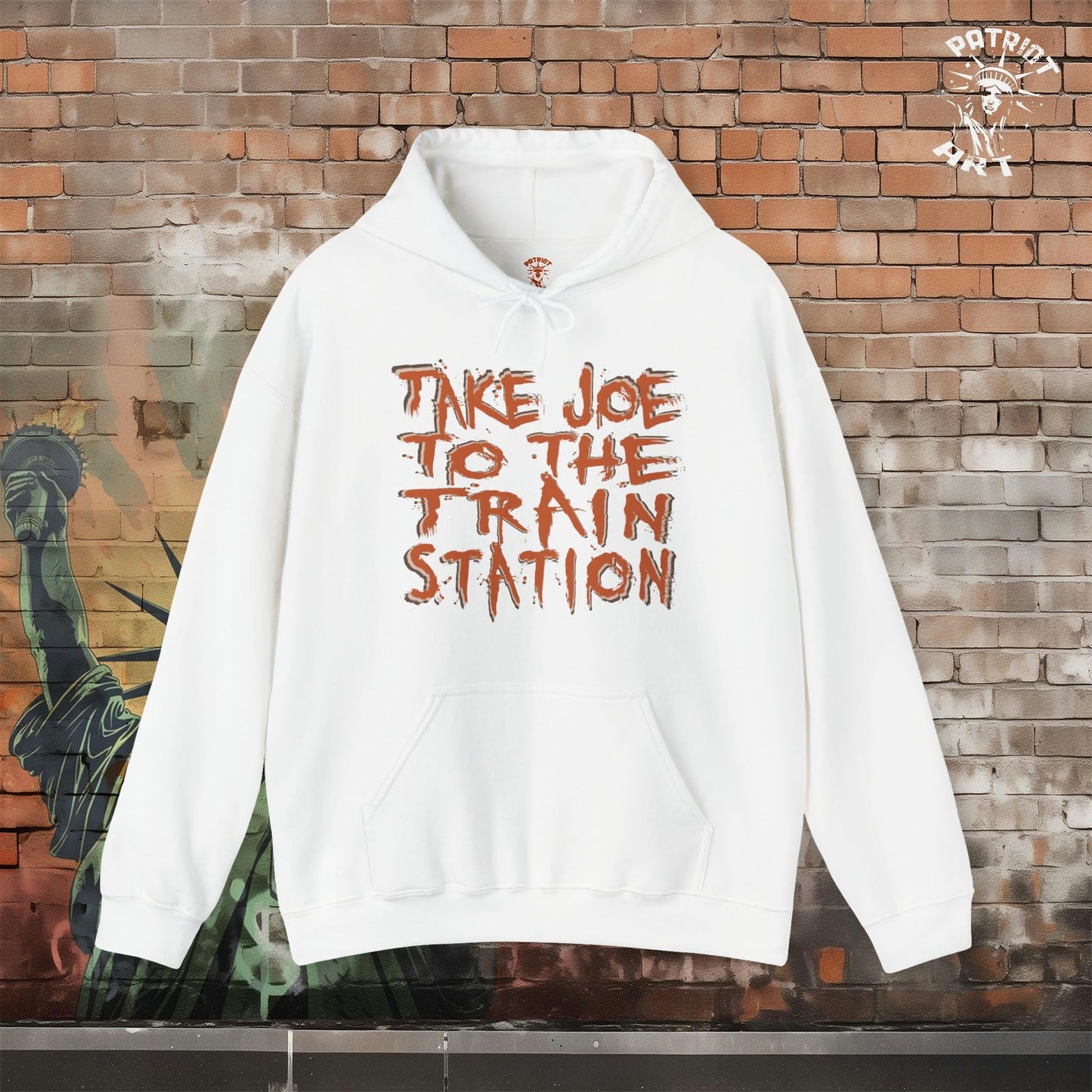 Trump Takes Joe to the "Train Station" Hoodie