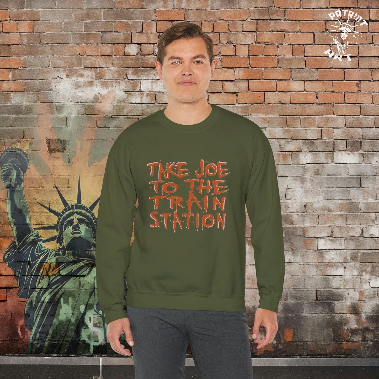 Trump Takes Joe to the "Train Station" Sweatshirt