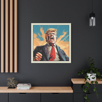 Trump Unleashed Matte Canvas, Stretched, 1.25"