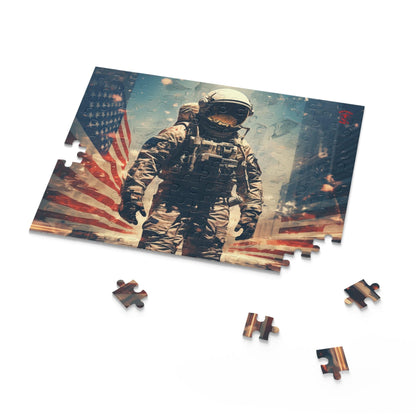 Astronaut in the City Puzzle (120, 252, 500-Piece)