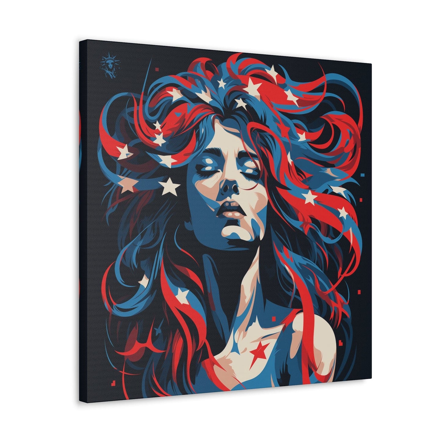 American Woman Framed Canvas Gallery Wraps