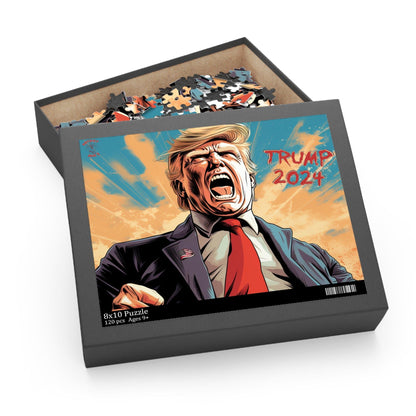 Trump 2024 Unleashed Puzzle (120, 252, 500-Piece)