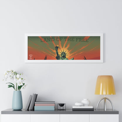 Land of the Free Framed Poster