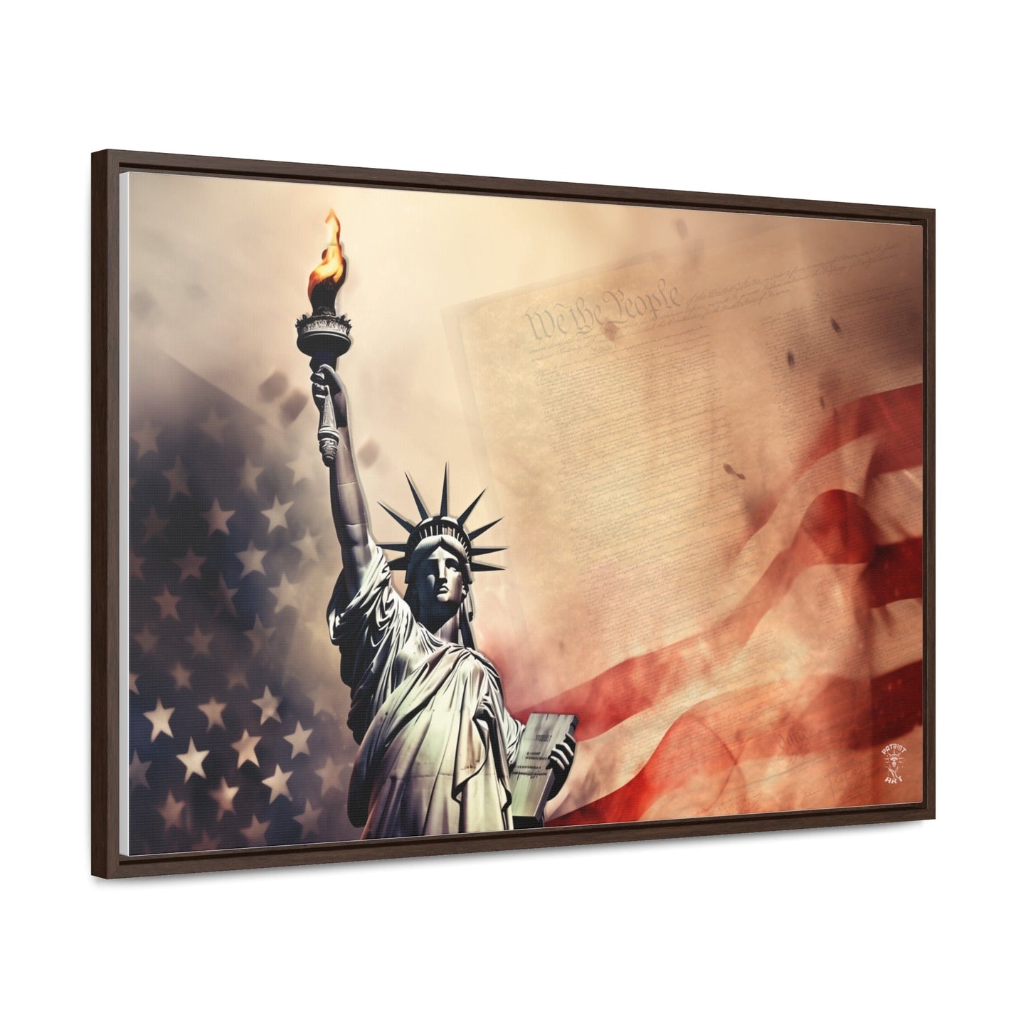 We the People Framed Gallery Canvas Wrap