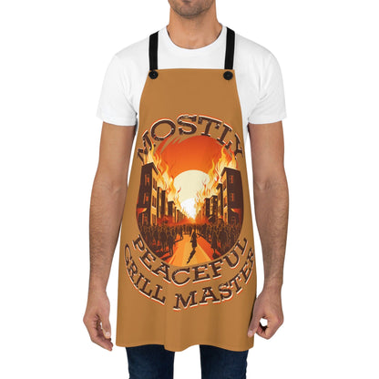 The Mostly Peaceful Grill Master Apron