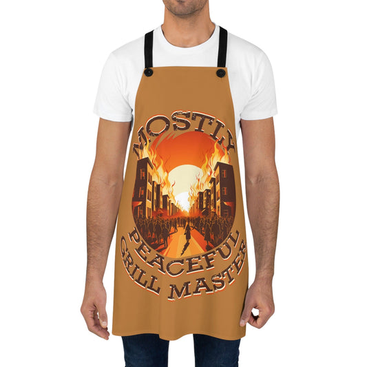 The Mostly Peaceful Grill Master Apron