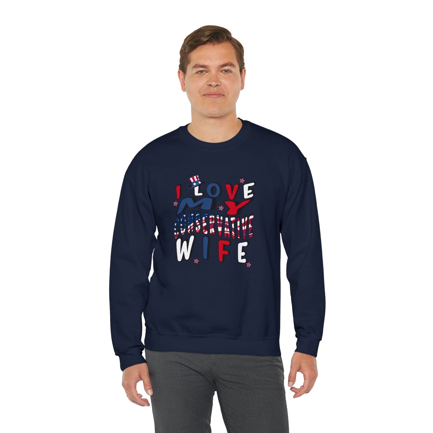 I Love My Conservative Wife Sweatshirt