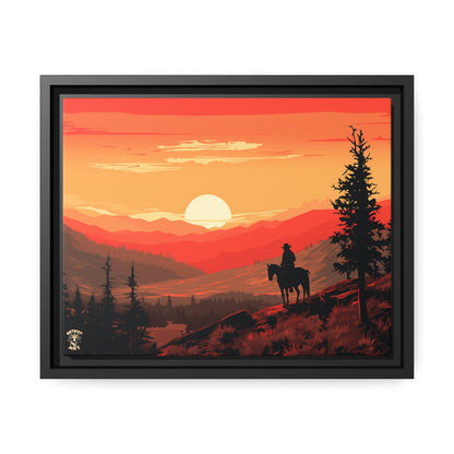 The Lone Ranger Matte Canvas, Black Frame