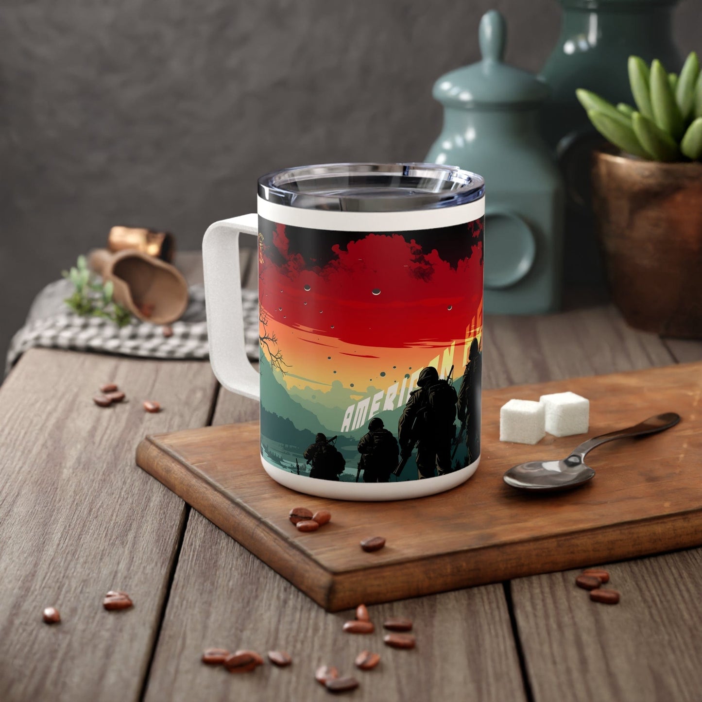 Armed Forces Insulated Coffee Mug 10oz