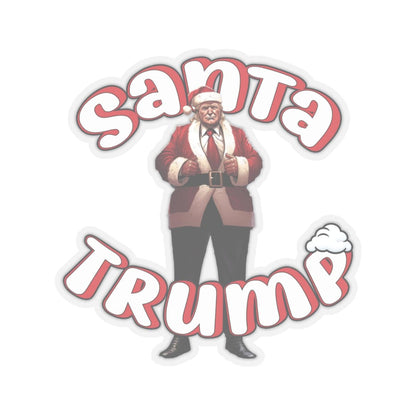 Santa Trump Kiss-Cut Stickers