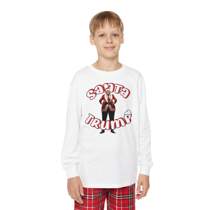 Santa Trump Youth Long Sleeve PJ Set