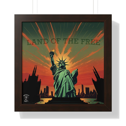 Land of the Free Framed Poster