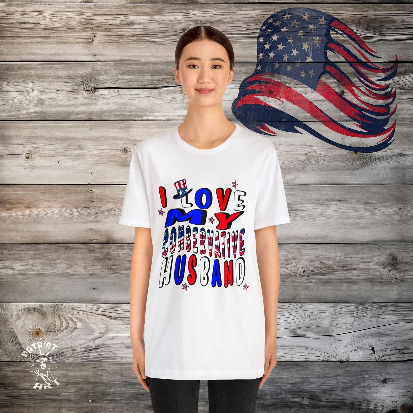 I Love My Conservative Husband T-Shirt