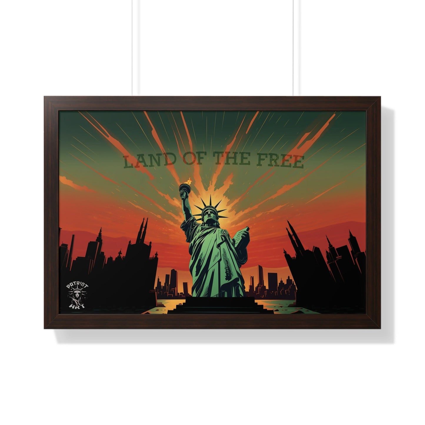 Land of the Free Framed Poster