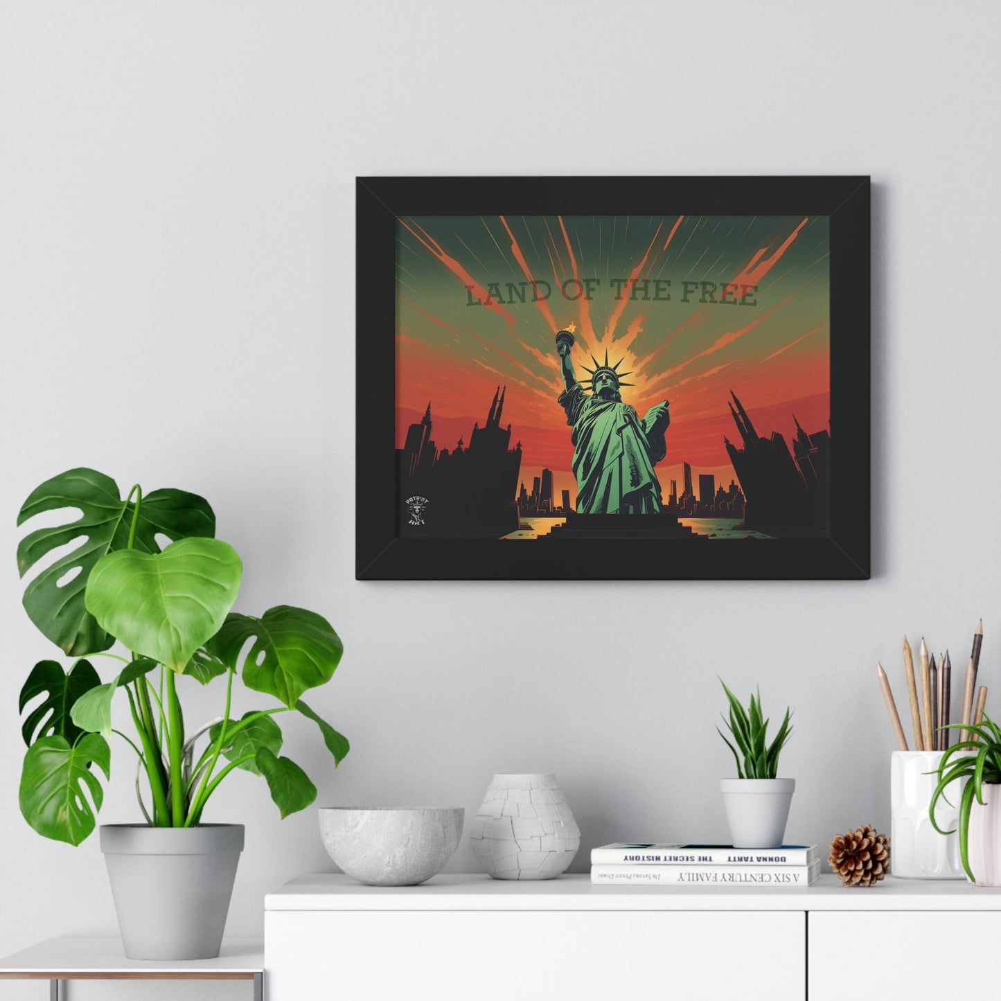 Land of the Free Framed Poster