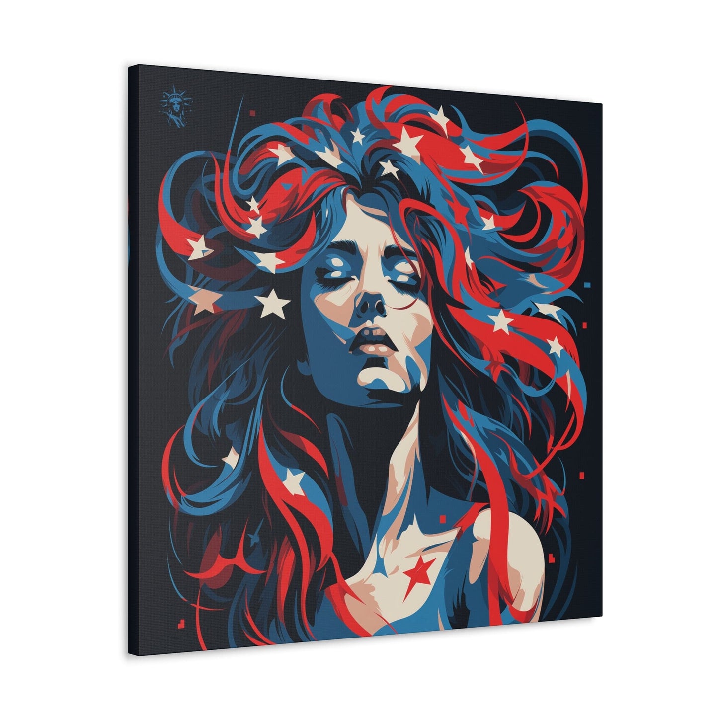 American Woman Framed Canvas Gallery Wraps