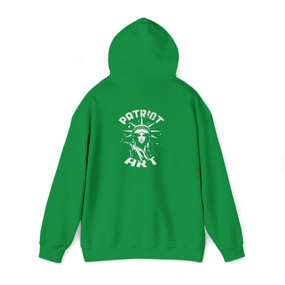 Patriot Art White Logo Hoodie