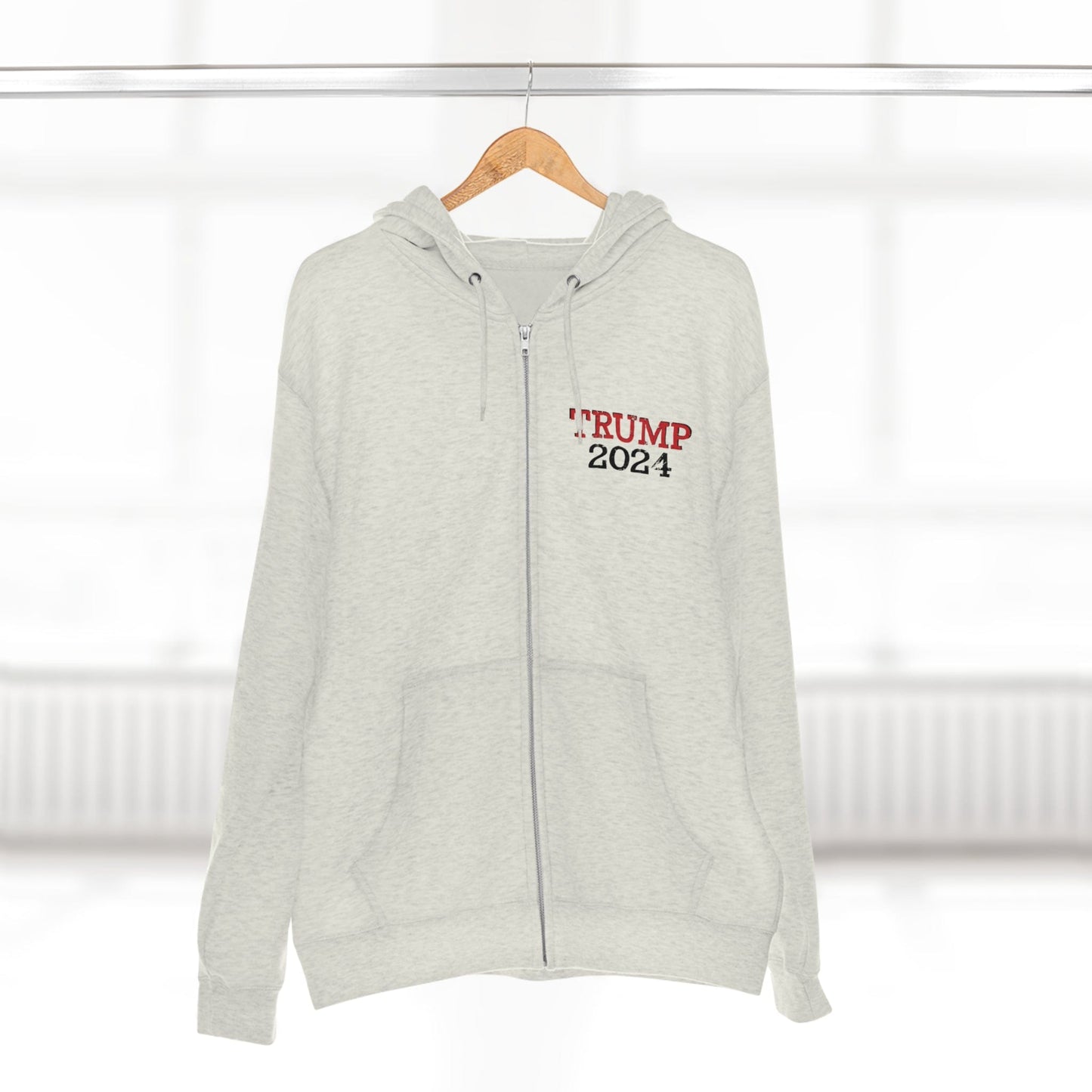 Unapologetically MAGA - Trump 2024 Zip-Up Hoodie