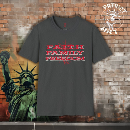 Faith Family Freedom T-Shirt