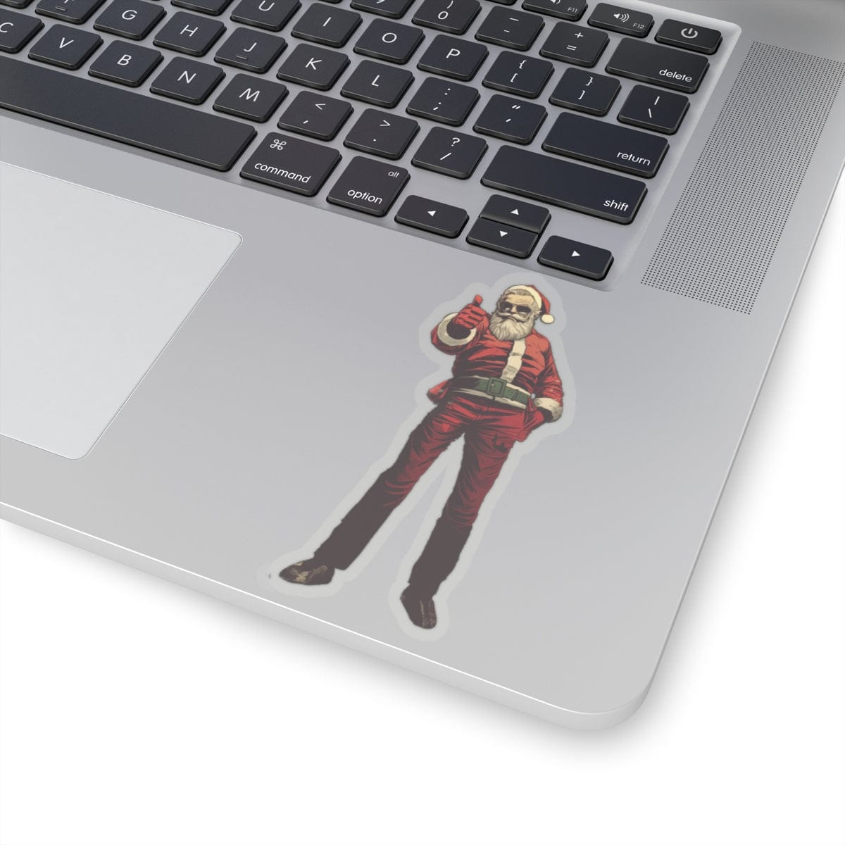 Santa Thumbs up Kiss-Cut Stickers