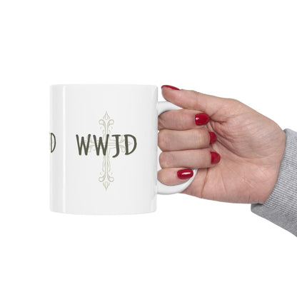 WWJD 11oz Ceramic Mug