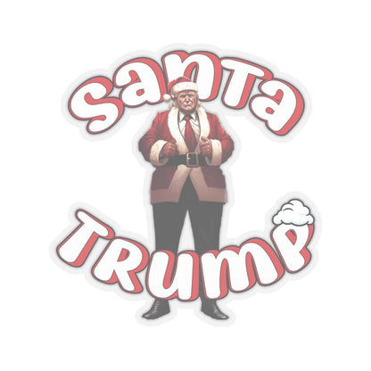 Santa Trump Kiss-Cut Stickers