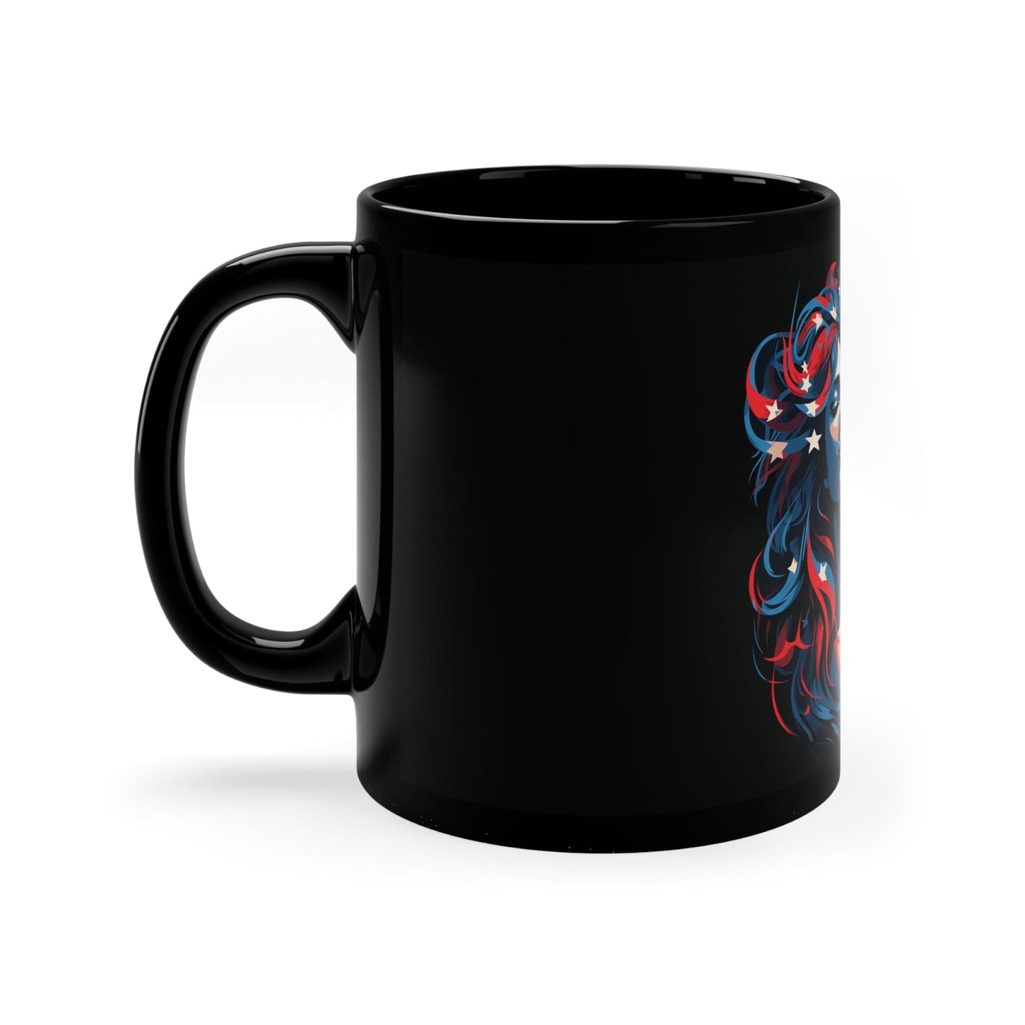 American Woman 11oz Black Mug