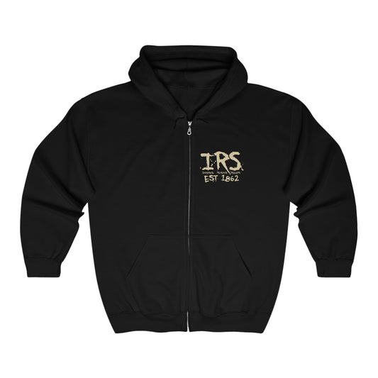 IRS - Invasive Revenue Stealers Full Zip Hooded Sweatshirt