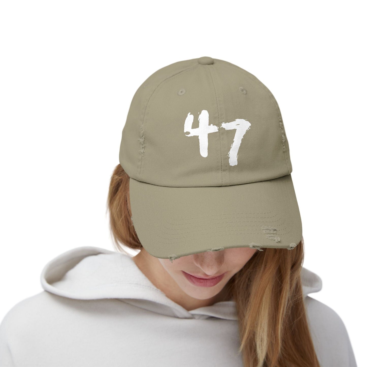 47 Distressed Cap