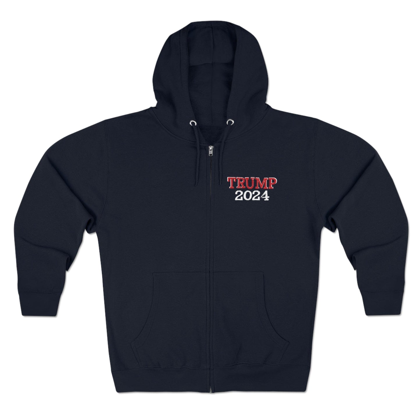 Unapologetically MAGA - Trump 2024 Zip-Up Hoodie