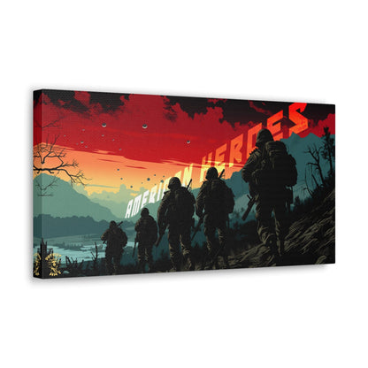 Armed Forces Framed Canvas Gallery Wraps