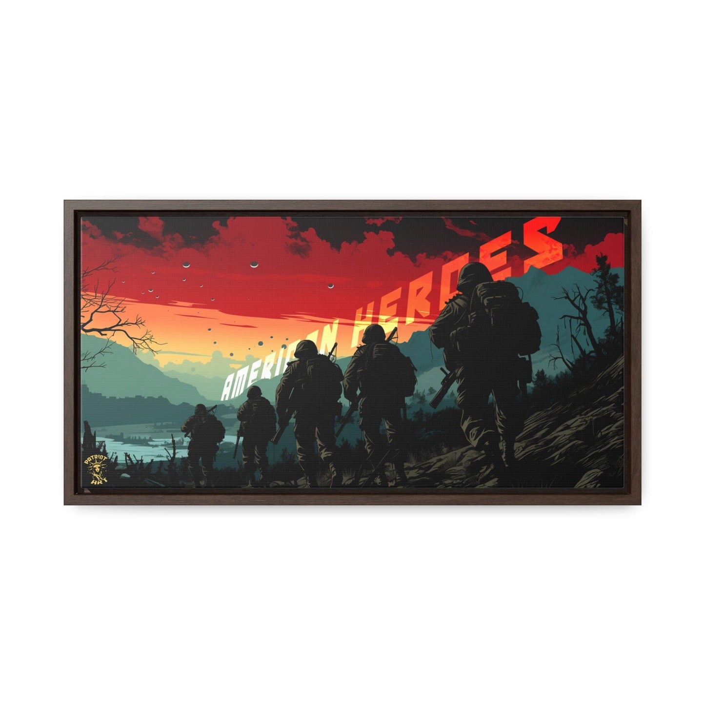 Armed Forces Framed Gallery Canvas Wraps