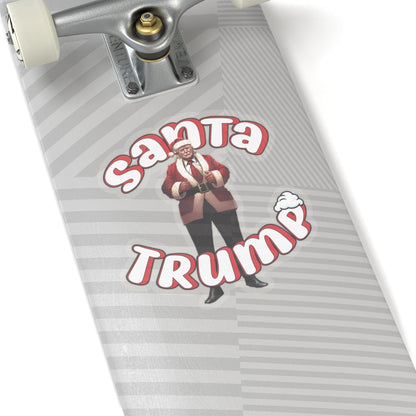 Santa Trump Kiss-Cut Stickers