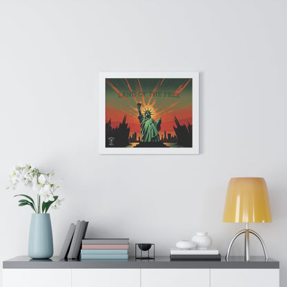 Land of the Free Framed Poster