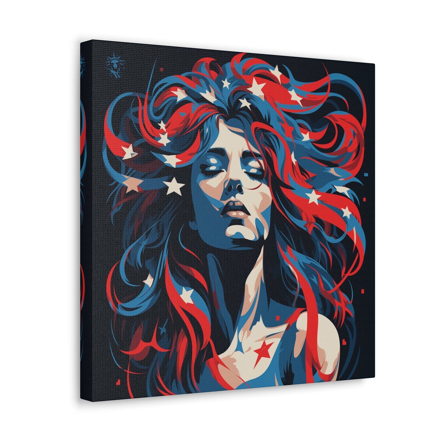 American Woman Framed Canvas Gallery Wraps