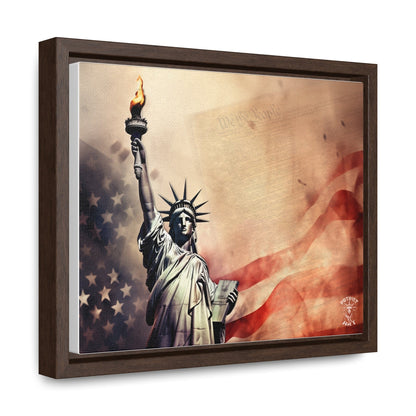 We the People Framed Gallery Canvas Wrap