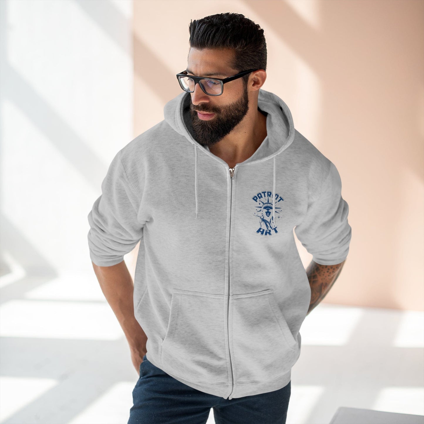 Patriot Art Logo LIMITED Edition Full Zip Hoodie