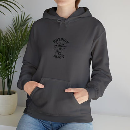 Patriot Art Black Logo Hoodie