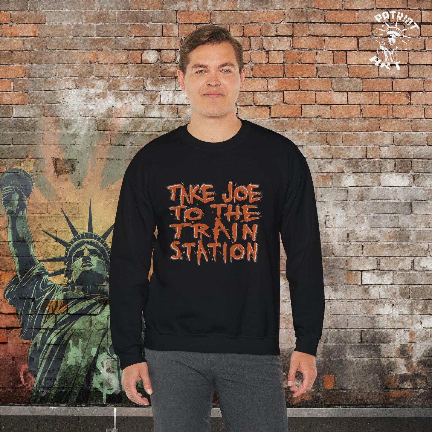 Trump Takes Joe to the "Train Station" Sweatshirt