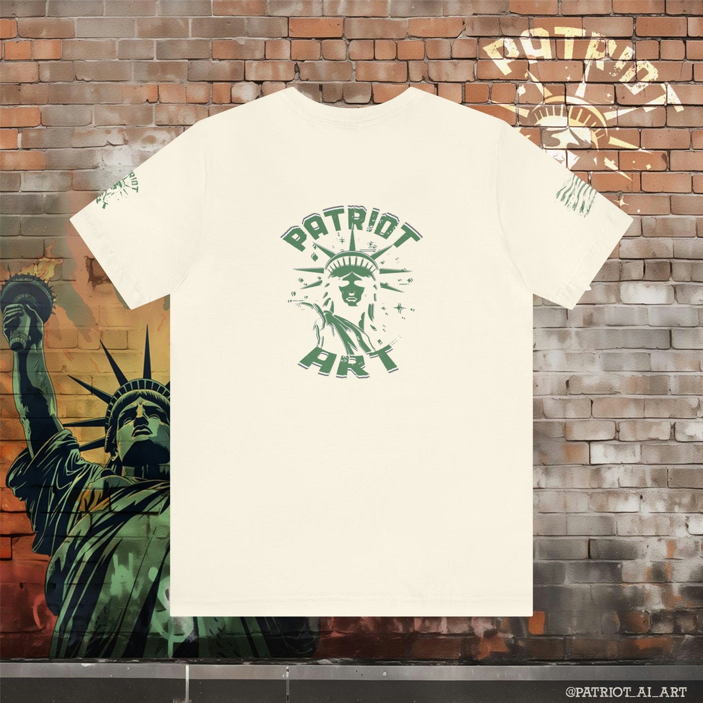 Patriot Art Army Green Stacked Logo T-Shirt